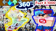 FNF Fastest Vs Fleetway Super Sonic FNF HD Animation 360° - Chaos from ...
