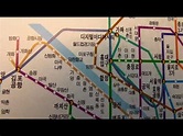 서울 지하철 노선도 . a subway map of Seoul . ソウル地下鉄路線図...首尔地铁路线图....... KOREA ...