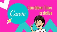 canva Tutorial einen Countdown erstellen - YouTube