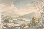 Johann Georg von Dillis | View of the Monastery in Tegernsee seen from ...