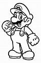 Dibujos Mario Bros para colorear. 100 imágenes se imprimen gratis