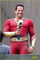 Zachary Levi Suits Up in His Brand New Superhero Costume for First ...