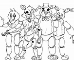 Freddys Para Colorear : Five Nights At Freddy S Paint Online And Free ...