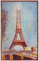 The Eiffel Tower George Seurat Hand-painted Oil Painting - Etsy