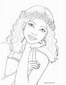 Pretty Girl Coloring Pages | Coloring Pages