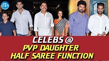 PVP Daughter Pearl V Potluri's Half Saree Function, Hyderabad - YouTube