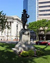 Miles Morgan Statue, Springfield - Lost New England