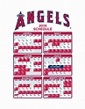 Angels Printable Schedule - Printable Blank World