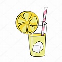 Lemonade Colored Sketchy Vector Icon — Stock Vector © creativestall ...