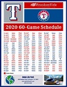2020 MLB Schedules - Freedom Title