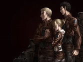 Attack on Titan: Reiner, Annie & Bertolt HD Wallpaper by お湯うどん