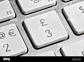 British pound sign on a keyboard Stock Photo - Alamy
