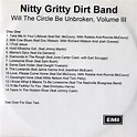 Nitty Gritty Dirt Band Will The Circle Be Unbroken, Volume III UK Promo ...