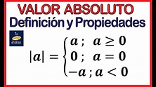 🚩VALOR ABSOLUTO 01: Definición y Propiedades - YouTube