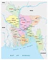 Geographical Map Of Bangladesh | Class Knowledge Trivia