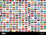 Todas las Banderas del mundo con nombres en alta calidad Imagen Vector ...
