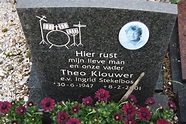 Theo Klouwer, bijnaam Schuimpje geboren 30 juni 1947 overleden 8 ...