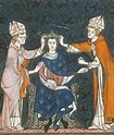 14th century depiction of Louis's coronation Reign 877–879 Coronation 8 ...