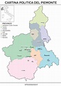 Cartina Geografica Fisica Del Piemonte | Cartina