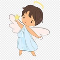 Lindo Personaje De Dibujos Animados De Niño ángel PNG , Imágenes ...