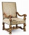 A Louis XIV style carved giltwood fauteuil | Armchair, Chair, Luxury ...