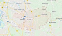 Mapa de Heidelberg - Alemania Destinos