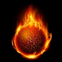 Bola de fuego imágenes de stock de arte vectorial | Depositphotos