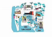 map of San Diego Palomar, Illustrated Map, Under The Stars, Busan, San ...