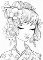 pretty girl | Coloring books, Coloring pages, Coloring book pages
