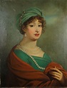 Portrait of Princess Luise of Saxe-Gotha-Altenburg 1800-1831 by ...