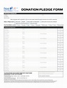 Non Profit Donation Pledge Form Template | HQ Printable Documents