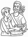 Jacob And Esau Coloring Pages - Coloring Home