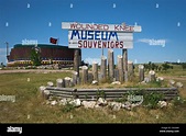 Wounded Knee massacre Museum located near mass grave on Oglala Lakota ...