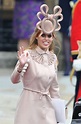 Princess Beatrice of York waved to the crowds outside the royal ...