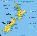 Nova Zelandia Mapa Capital