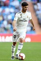 Marco Asensio of Real Madrid runs with the ball during the La Liga ...