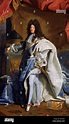 Gemälde von Louis XIV. Porträt von König Ludwig XIV. Von Frankreich ...
