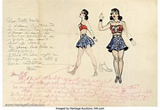 H. G. Peter - Original Illustration of Wonder Woman (ca. 1941). This ...