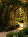 The secret garden - by Stephen Warner | Garden doors, Garden gates, Garden