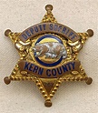 Nice Old 1940s-1950s Kern Co CA Deputy Sheriff Badge #363: Flying Tiger ...