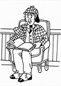 Coloring pages: Coloring pages: Sherlock Holmes, printable for kids ...