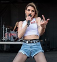 Juliet Simms performing at the Austin360 Amphitheater in Austin, Texas