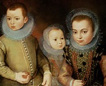 Portrait Of Three Tudor Children Photograph by F.f.