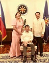 Davao City Mayor Sara Duterte poses with her dad, Pres. Duterte, and ...