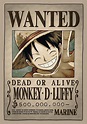 Luffy One Piece Wanted Digital Art by Anthony S - Fine Art America