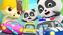 小汽車比賽 | 最新學顏色兒歌童謠 | 卡通 | 動畫 | 寶寶巴士 | BabyBus - YouTube