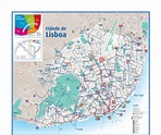 Lisbon Attractions Map PDF - FREE Printable Tourist Map Lisbon , Waking ...