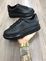 TENIS ALEXANDER MCQUEEN OVERSIZED PRETO/PRETO | TCHUCO STORE - GRANDES ...