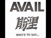 Avail – Who's To Say What Stays The Same (1991, Red, Vinyl) - Discogs