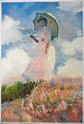 Woman with a Parasol Facing Left - Claude Monet Paintings | Monet art ...